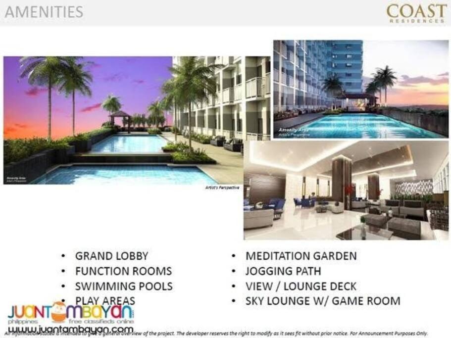 Smdc Coast Residences Lovely Fully-Furnished 1 Bedroom Condo With Pool Manila Exterior foto